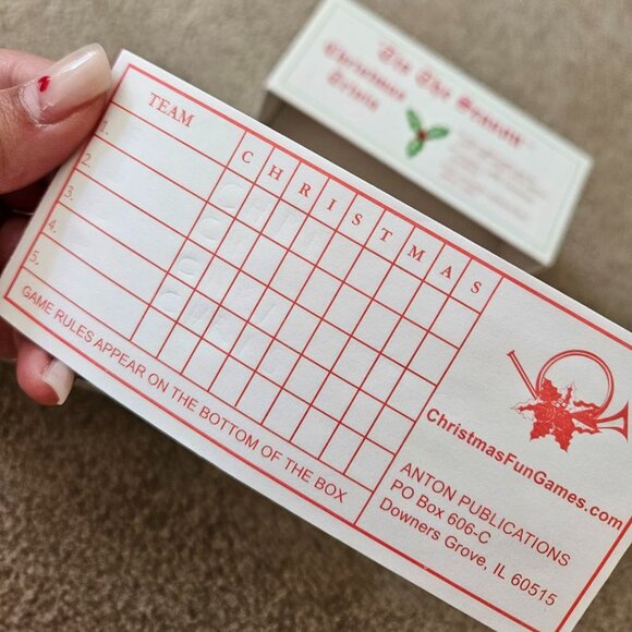 1990 Tis the Season - Christmas Trivia Cards - 1Box - Complete - Picture 8 of 8